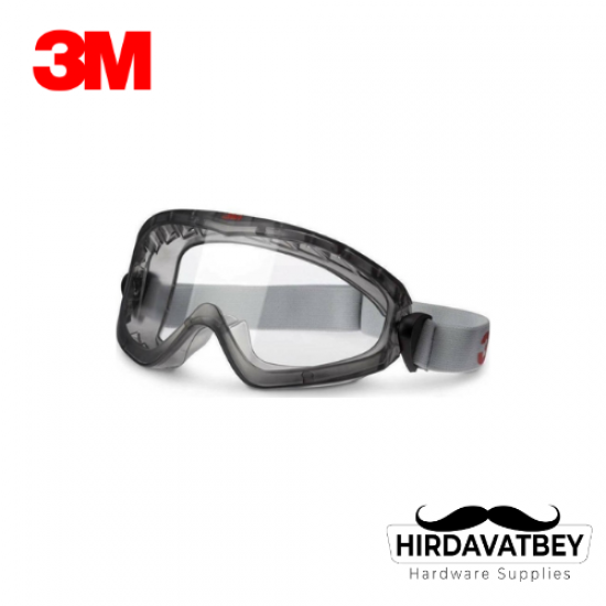 3M 2890S GOGGLE GEAR AS-AF KORUYUCU GÜVENLİK GÖZLÜĞÜ