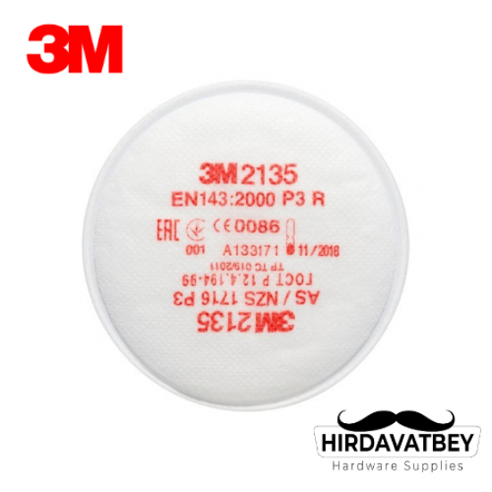 3M 2135 P3 TOZ SİS VE DUMAN FİLTRESİ (1 ÇİFT)