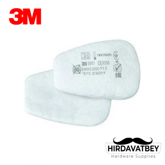 3M 5911 P1 TOZ VE SİS FİLTRESİ (1 ÇİFT)