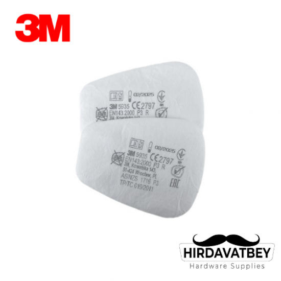 3M 5935 P3 TOZ VE SİS FİLTRESİ (1 ÇİFT)