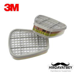 3M 6075 FORMALDEHİT VE ORGANİK BUHARLAR İÇİN KARTUŞ FİLTRE / 1 ÇİFT