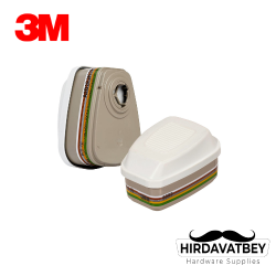 3M 6099 ABEK2P3 ORGANİK, ANORGANİK, ASİT GAZ VE BUHAR FİLTRESİ (1 ÇİFT)