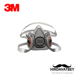 3M 6200 YARIM YÜZ MASKESİ ORTA BOY (M) (FİLTRESİZ)