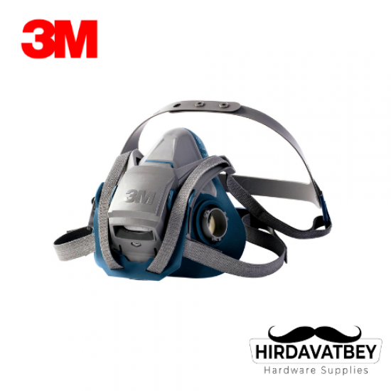 3M 6502 QL HIZLI AÇILABİLİR 6500 SERİSİ YARIM YÜZ MASKESİ ORTA BOY - M (FİLTRESİZ)