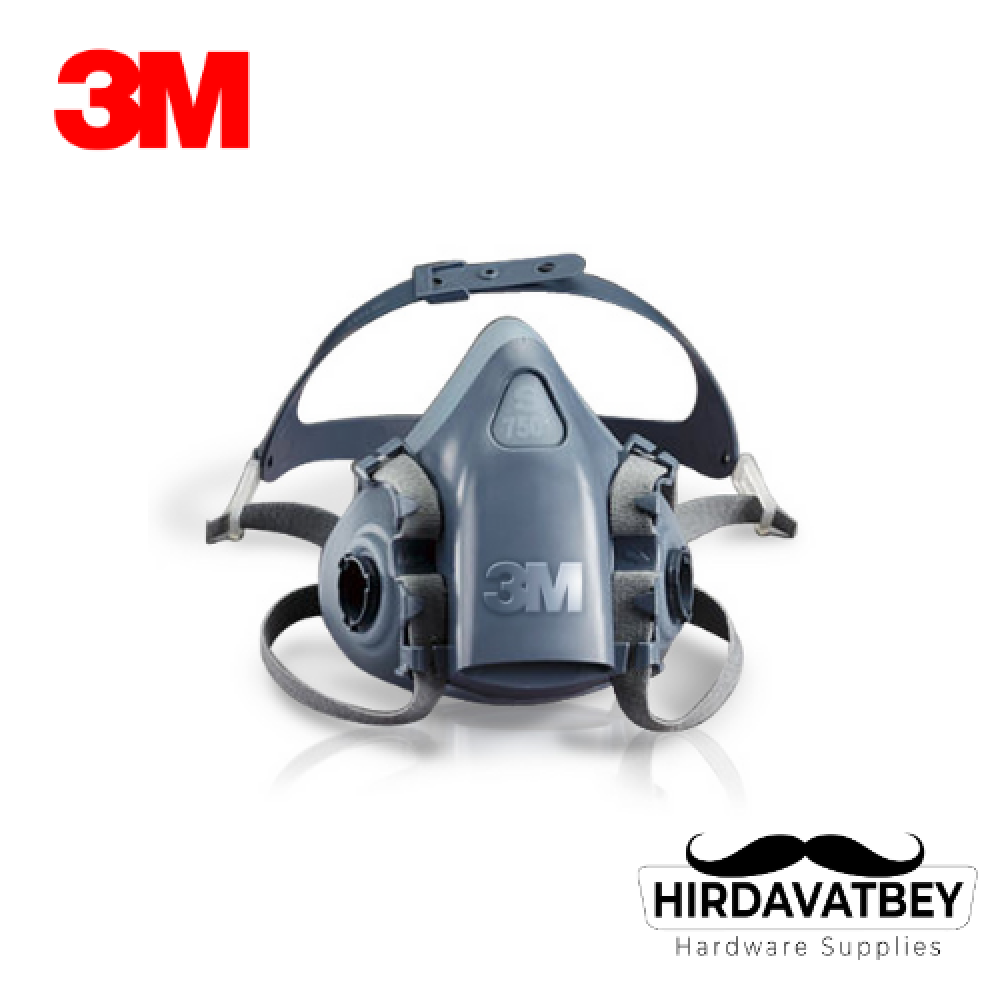 3M 7502 YARIM YÜZ MASKESİ ORTA BOY (FİLTRESİZ)