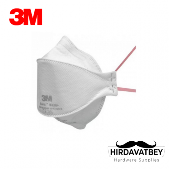 3M 9330+ VENTİLSİZ TOZ MASKESİ FFP3 (20 ADET/KUTU)