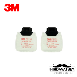 3M D3135 P3 SECURE CLICK TOZ FİLTRESİ 1 ÇİFT (10 ADET/KUTU) 