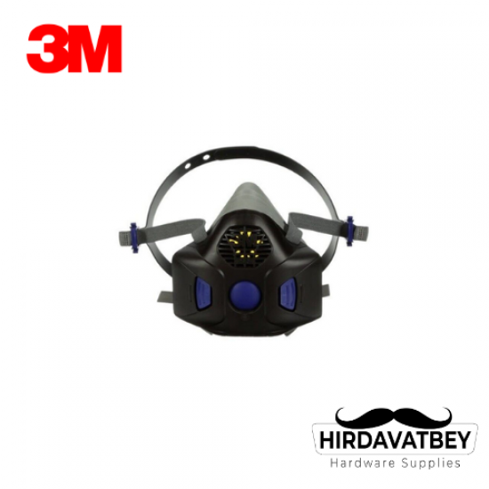 3M HF-802SD SECURE CLİCK YARIM YÜZ MASKE / ORTA BOY