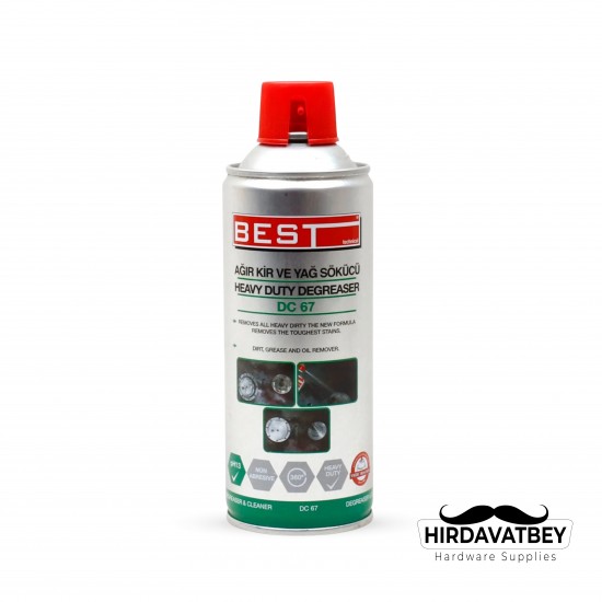 BEST AĞIR KİR VE YAĞ SÖKÜCÜ 400 ML DC67 (1 KOLİ 12 ADET)