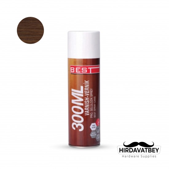 BEST SPREY VERNİK 300 ML CEVİZ (1 KOLİ 30 ADET)