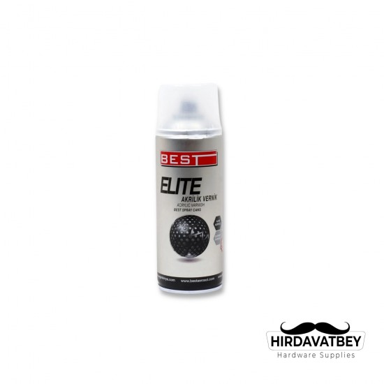 BEST SPREY AKRİLİK VERNİK RENKSİZ 400 ML (1 KOLİ 30 ADET)