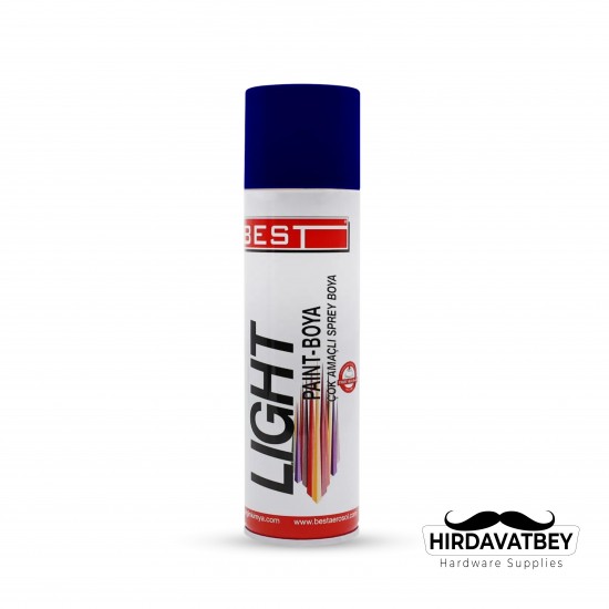 BEST LIGHT SPREY BOYA 250 ML LACİVERT (1 KOLİ 30 ADET)