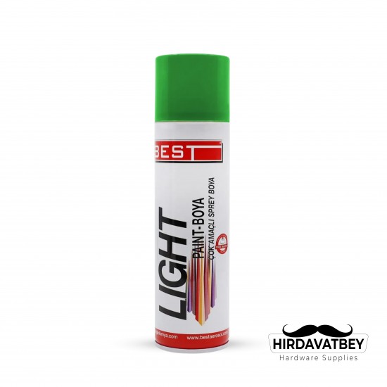 BEST LIGHT SPREY BOYA 250 ML YEŞİL (1 KOLİ 30 ADET)