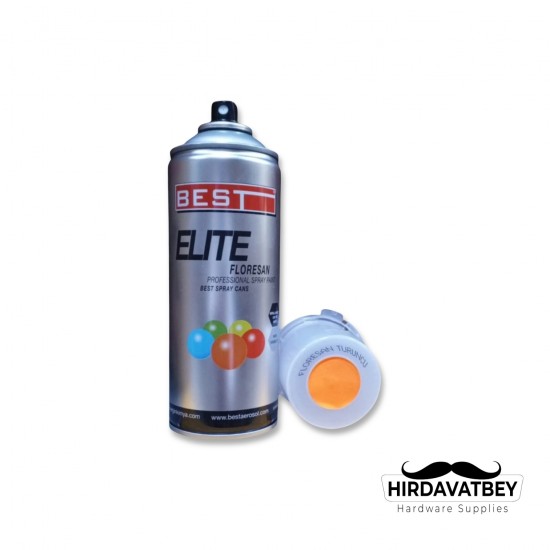 BEST FLORESAN SPREY BOYA 400 ML TURUNCU (1 KOLİ 12 ADET)