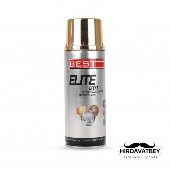 BEST PARLAK METAL SPREY BOYA 400 ML ALTIN (GOLD) (1 KOLİ 12 ADET)