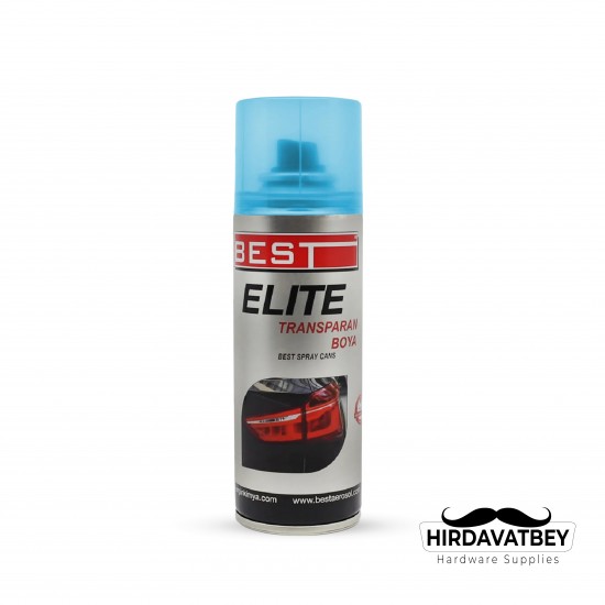 BEST ELİTE TRANSPARAN FAR BOYASI 200 ML MAVİ (1 KOLİ 30 ADET)