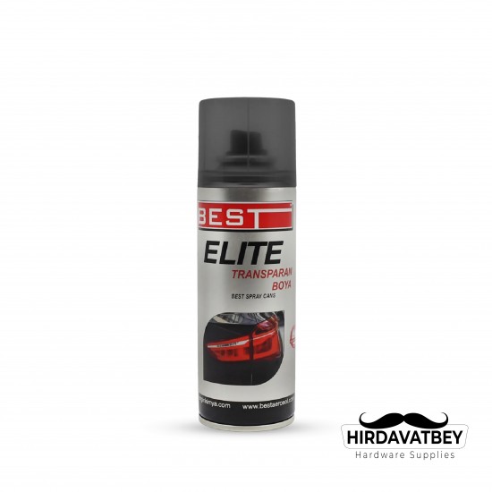 BEST ELİTE TRANSPARAN FAR BOYASI 200 ML SİYAH (1 KOLİ 30 ADET)