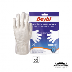 PET (POLİETİLEN) ELDİVEN - 100'LÜK POŞET / 1 KOLİ 200 POŞET