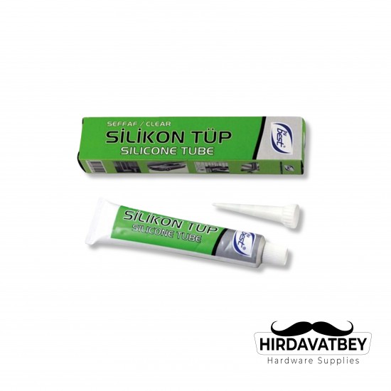 BYBEST TÜP SİLİKON 50 GR ŞEFFAF (1 KOLİ 36 ADET)