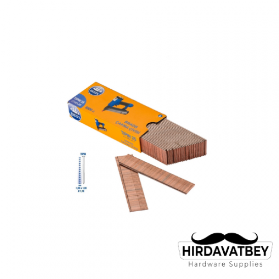 DELTA TIPIN-15 BAŞLI ÇİVİ / BRADS - 5000 / 1 KOLİ 20 ADET