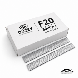 DUZEY F20 BRAD ÇİVİ 5000 ADET|20 MM / 1 KOLİ 20 ADET