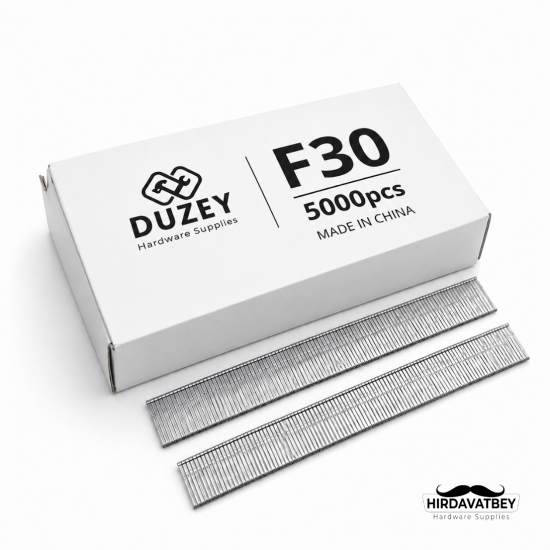 DUZEY F30 BRAD ÇİVİ 5000 ADET|30 MM / 1 KOLİ 20 ADET