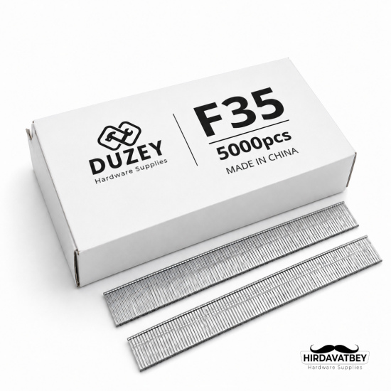 DUZEY F35 BRAD ÇİVİ 5000 ADET|35 MM / 1 KOLİ 12 ADET