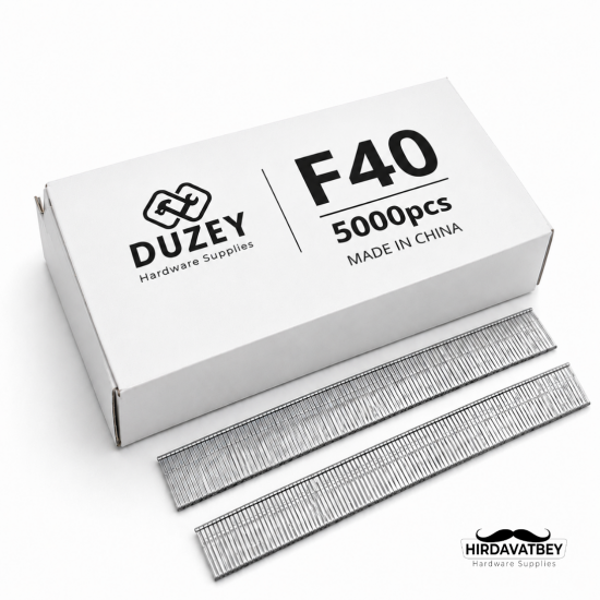 DUZEY F40 BRAD ÇİVİ 5000 ADET|40 MM / 1 KOLİ 12 ADET