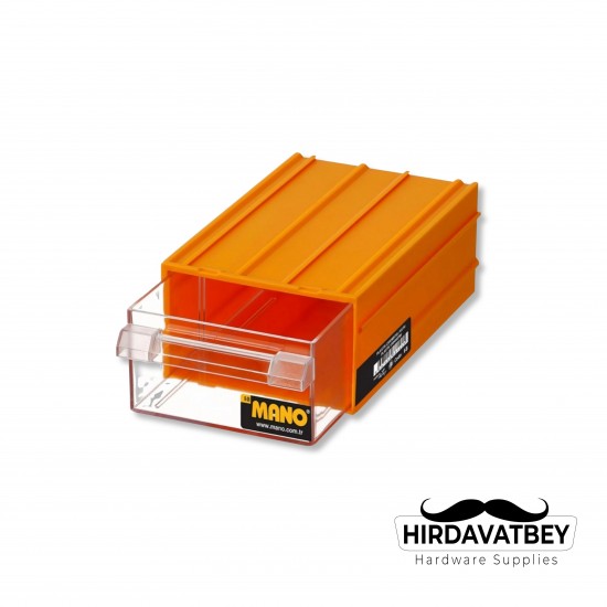 MANO ÇEKMECELİ SARI KUTU (110x170x65 MM) K-35 ( 1 KOLİ 40 ADET)