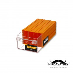 MANO ÇEKMECELİ SARI KUTU (175x230x110 MM) K-45 ( 1 KOLİ 24 ADET)