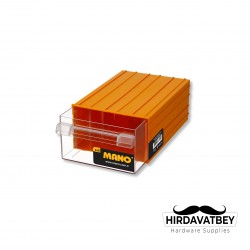 MANO ÇEKMECELİ SARI KUTU (212x302x126 MM) K-55 ( 1 KOLİ 12 ADET)