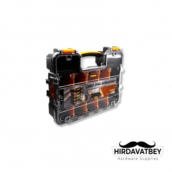 MANO DEEP PRO ORGANİZER SARI BÖLMELİ 1/6 (PCS17) ( 1 KOLİ 6 ADET)