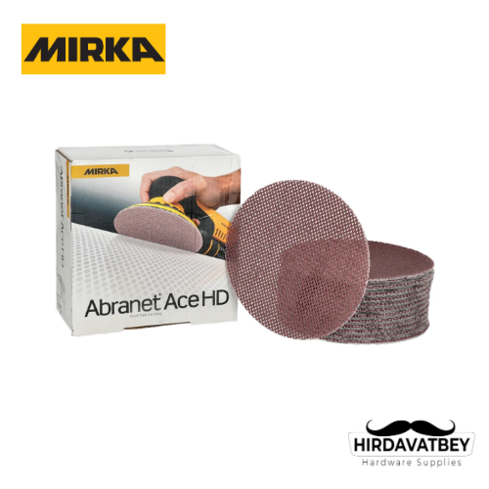 MIRKA ABRANET® ACE HD Ø 200 MM CIRTLI / 1 PAKET 25 ADET