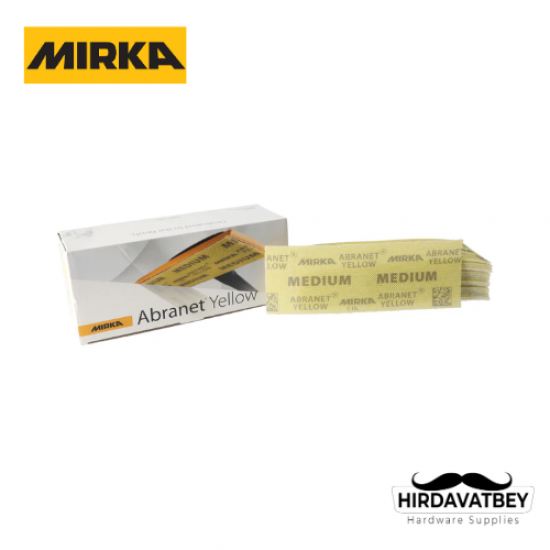 MIRKA ABRANET® YELLOW 80 X 230 MM CIRTLI / 1 PAKET 20 ADET