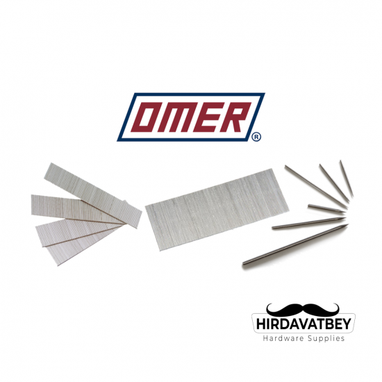 OMER 8 PIN BAŞSIZ ÇİVİLER - 1 PAKET 14000 ADET