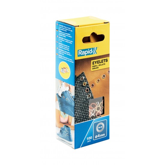 RAPİD KUŞGÖZÜ DELİK HALKA ALİMİNYUM 4 MM 100 ADET RAPİD KUŞGÖZÜ DELİK HALKA ALİMİNYUM 4 MM 100 ADET