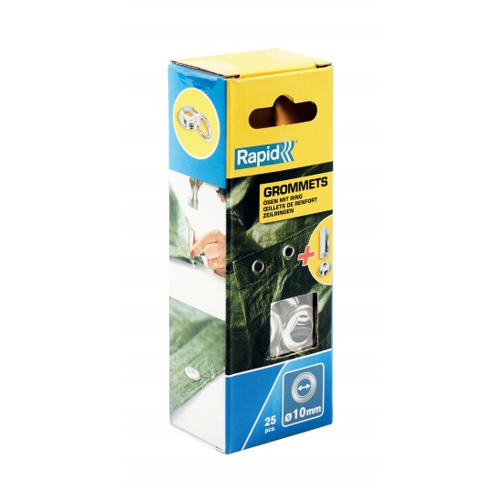 RAPİD KUŞGÖZÜ 2 PARÇA DELİK HALKA ALİMİNYUM 10X21 MM 25 ADET RAPİD KUŞGÖZÜ 2 PARÇA DELİK HALKA ALİMİNYUM 10X21 MM 25 ADET