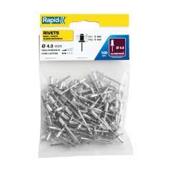 RAPİD PERÇİN Ø4 x 8mm ALÜMİNYUM 100 ADET