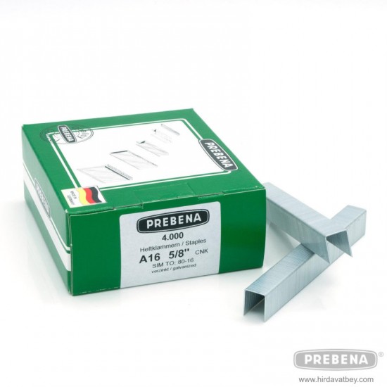 PREBENA A16CNK 80/16 ZIMBA TELİ GALVANİZLİ PREBENA A16CNK 80/16 ZIMBA TELİ GALVANİZLİ