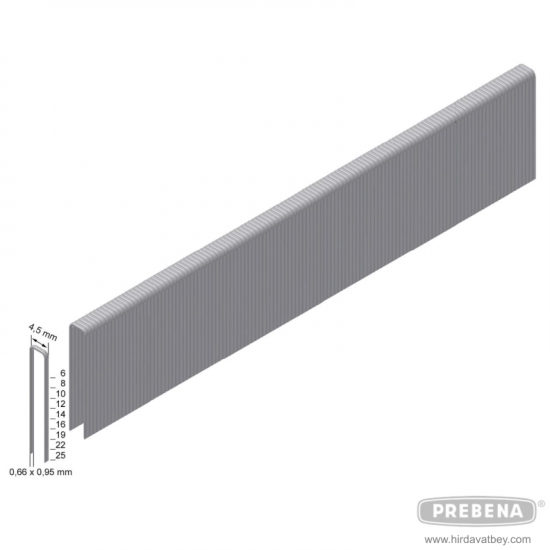 PREBENA O12CNK 97/12 ZIMBA TELİ GALVANİZLİ PREBENA O12CNK 97/12 ZIMBA TELİ GALVANİZLİ
