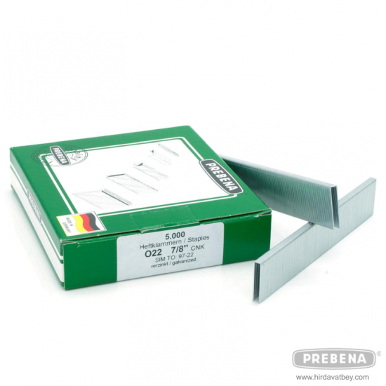 PREBENA O22CNK 97/22 ZIMBA TELİ GALVANİZLİ PREBENA O22CNK 97/22 ZIMBA TELİ GALVANİZLİ