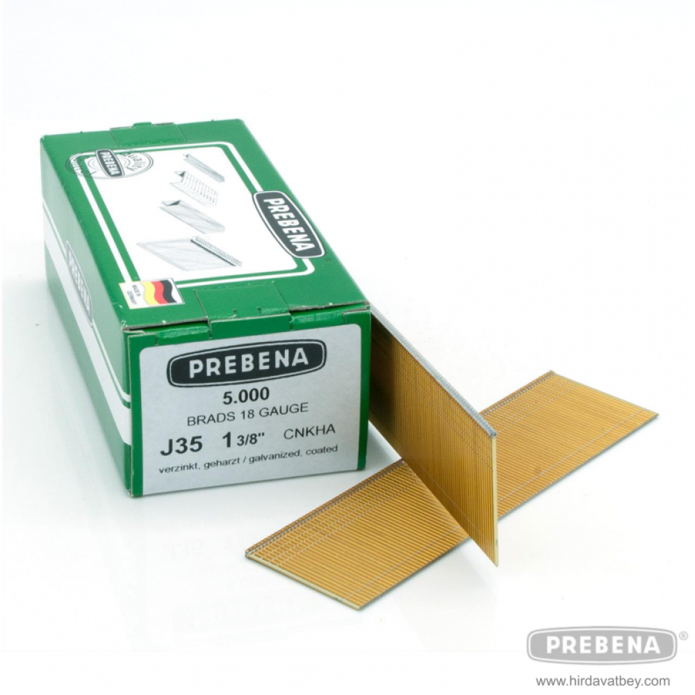 PREBENA J35CNKHA GALVANİZLİ REÇİNE KAPLAMALI BAŞLI ÇİVİ