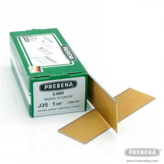 PREBENA J35CNKHA GALVANİZLİ REÇİNE KAPLAMALI BAŞLI ÇİVİ PREBENA J35CNKHA GALVANİZLİ REÇİNE KAPLAMALI BAŞLI ÇİVİ