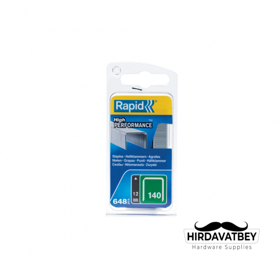 RAPİD ZIMBA TELİ 140/12 YÜKSEK PARFORMANS GALVANİZ KAPLI PAKET 648 ADET (SERİ SONU)