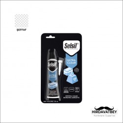 SELSİL ULTRA CLEAR CAM ŞEFFAFI MONTAJ YAPIŞTIRICI TÜP - 50 ML / 1 KOLİ 12 ADET