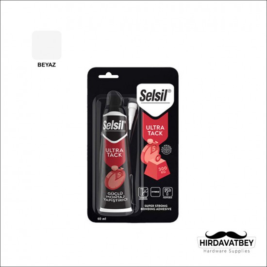 SELSİL ULTRA TACK GÜÇLÜ MONTAJ YAPIŞTIRICI TÜP - 50 ML / 1 KOLİ 12 ADET