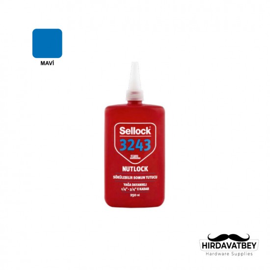 SELSİL 3243 SELLOCK SÖKÜLEBİLİR SOMUN TUTUCU - 250 ML / 1 KOLİ 6 ADET