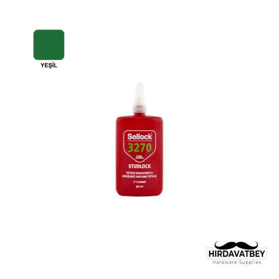 SELSİL 3270 SELLOCK YÜKSEK MUKAVEMETLİ SÖKÜLMEZ SAPLAMA TUTUCU - 50 ML / 1 KOLİ 12 ADET