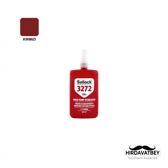 SELSİL 3272 SELLOCK YÜKSEK ISI MUKAVEMETLİ SÖKÜLMEZ SAPLAMA TUTUCU - 50 ML / 1 KOLİ 12 ADET