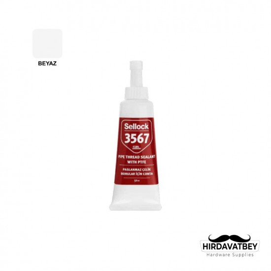 SELSİL 3567 SELLOCK PASLANMAZ ÇELİK BORULAR İÇİN CONTA - 50 ML / 1 KOLİ 12 ADET